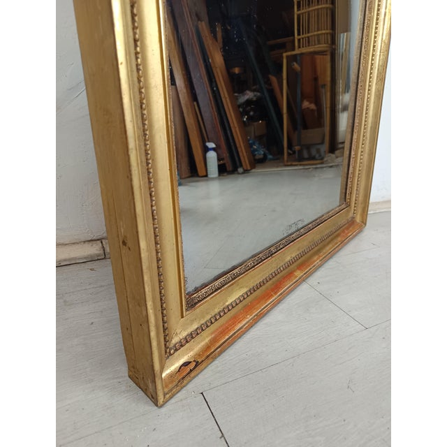 Antique Gilt Wall Mirror For Sale - Image 12 of 18