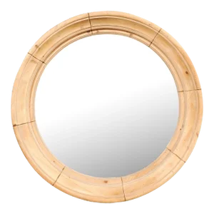 English Round-Shaped Mirror with Nice Depth