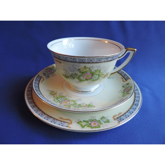 Circa 1930's Meito China Japanese Porcelain 20 Piece Tea Set Hand