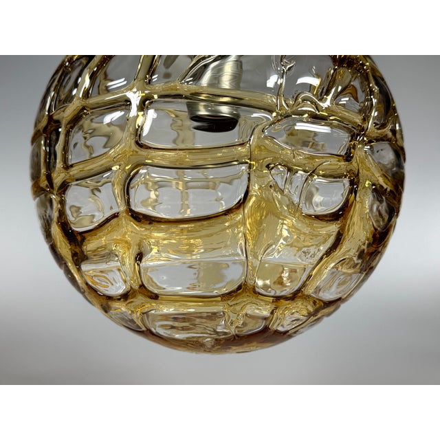 Globe Pendant Lamp by Doria Leuchten, Germany, 1960s For Sale - Image 6 of 14
