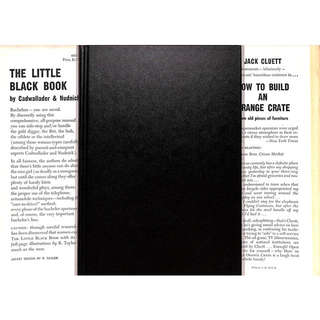 CADWALLADER and NUDNICK [260] pp. Doubleday & Company, Inc. 1957 8 1/2" x 5 5/8" Illustrated by R. Taylor Taylor was the...