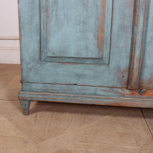 Swedish Two Door Linen Cupboard For Sale - Image 4 of 13