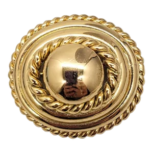 Vintage Signed Henkel & Grosse Goldtone Brooch, 1970