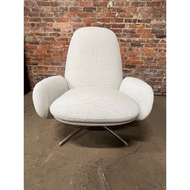A recliner that doesn’t look like a recliner. “My goal was to create a recliner that is a special place for wellness,...