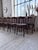 Brown Walnut Bistro Chairs, 1970s, Set of 14 For Sale - Image 8 of 18