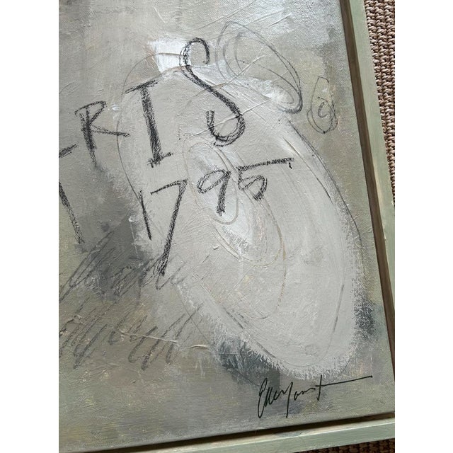 Abstract Elle Yount Original "Paris 1795"- Abstract Painting For Sale - Image 3 of 4