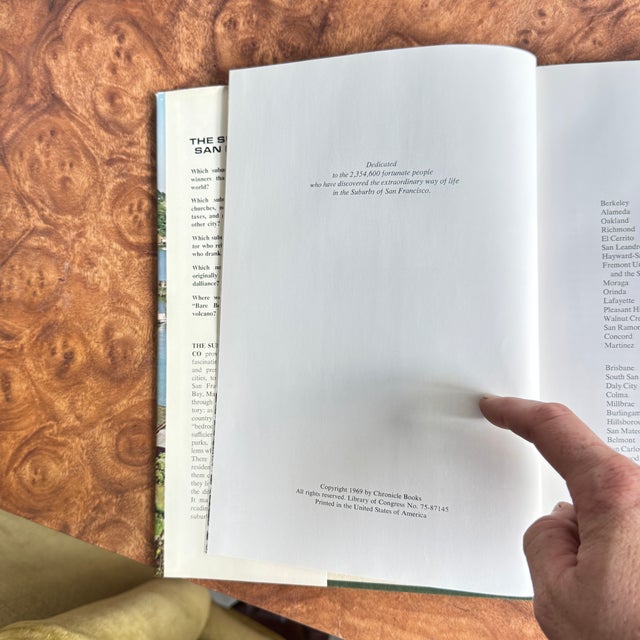 1969 “The Suburbs of San Francisco” Book For Sale - Image 9 of 9