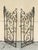 Metal Antique Spanish Renaissance Scrolling Wrought Iron 57 X 45 Garden Entry Gate Set For Sale - Image 7 of 18