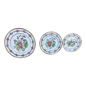 40 Plates - Spode Copeland English Bone China in Chinese Rose Pattern