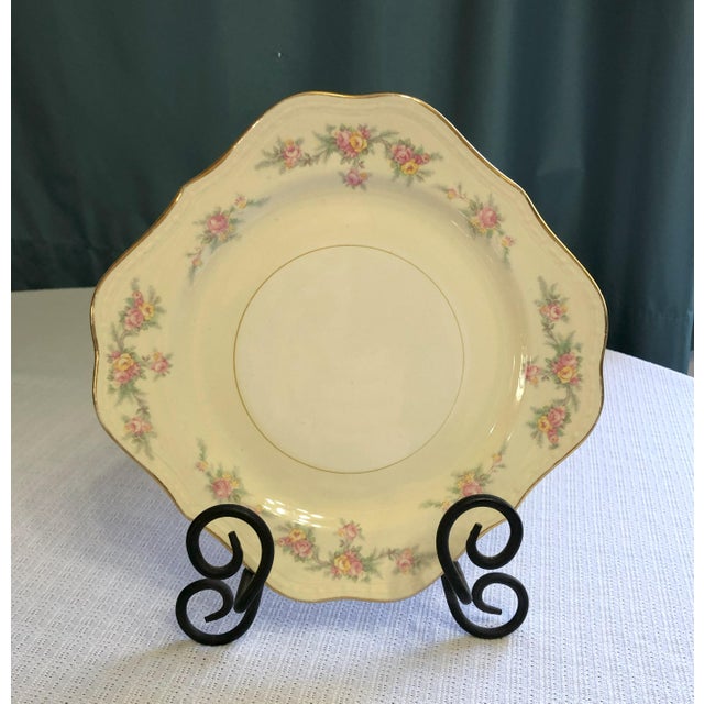 Measure 8 and 8.5 inches across, depending which way you measure. 2 of them, being offered together. I have other pieces...