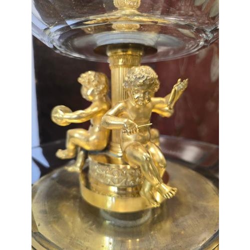 Traditional French Empire Ormolu and Cut Crystal Centerpiece from Thomire, 1810 For Sale - Image 3 of 16