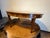 English Stickley Traditional Oval Hepplewhite Coffee Table With Intricate Inlay, Mahogany and Various Other Exotic Woods For Sale - Image 3 of 8