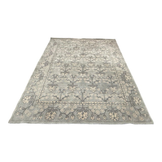 8ft X 10ft Pottery Barn Kennedy Area Rug, Blue Multi For Sale