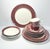 1980s Arita “Tartan Plaid” 13-Piece Ceramic Dinnerware Set For Sale - Image 4 of 8