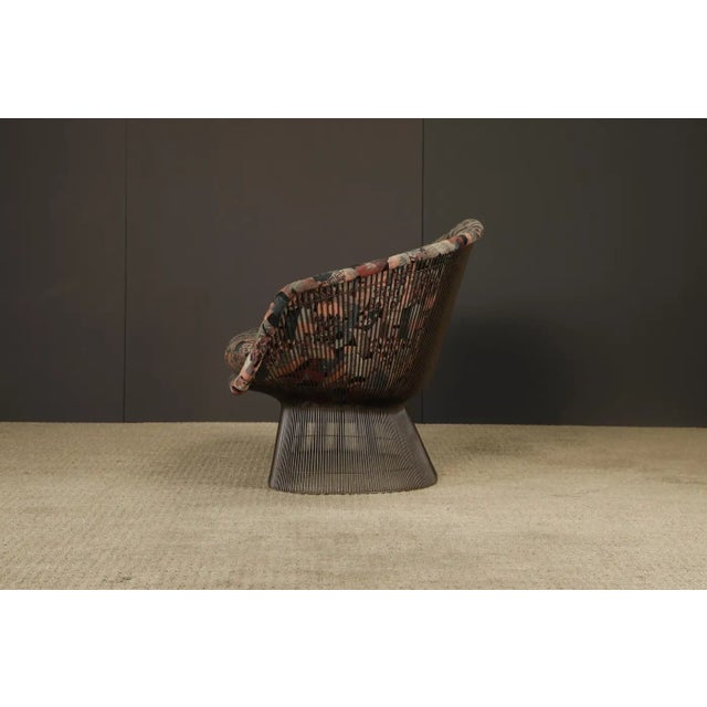 Metal Warren Platner Bronze Wire Sofa for Knoll International, C 1966 For Sale - Image 7 of 17