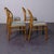 Vintage Wooden and Fabric Chairs, 1970s, Set of 4 For Sale - Image 10 of 17