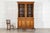 Wood Large Antique English Oak Glazed Bookcase Cabinet, 1880 For Sale - Image 7 of 18