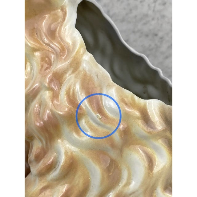 Mid-Century Figural Long-Hair Cat Porcelain Indoor Planter For Sale - Image 9 of 10