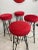 1960s Mid-Century Brutalist Style Wrought Iron Bar Stools, 1960s, Set of 4 For Sale - Image 5 of 12
