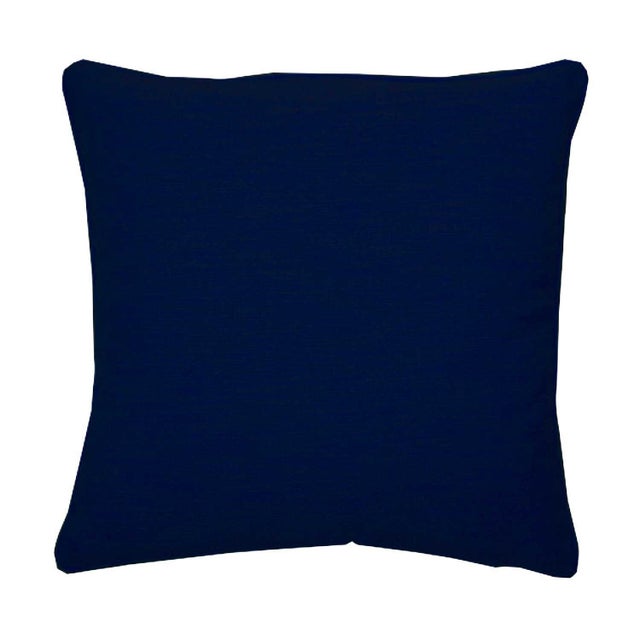 Summer Classics Indoor/Outdoor Sulu Pillows in Navy, 20" x 20" a Pair