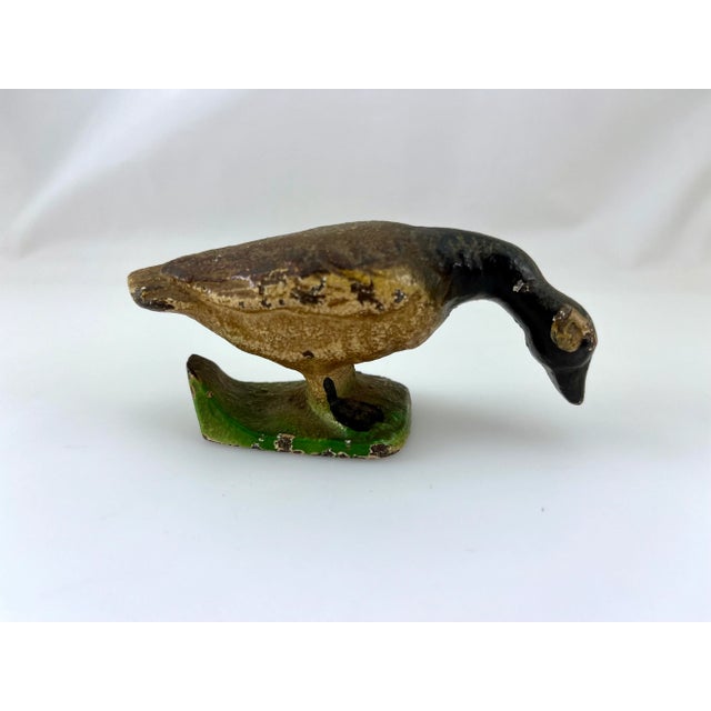 Mid 20th Century Vintage Cast Iron Goose Bottle Opener For Sale - Image 4 of 6