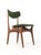 This distinctive set of vintage chairs is a prime example of accessible mid-century modern design, where form, function,...