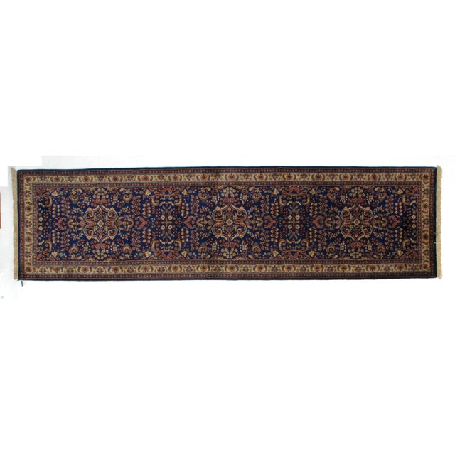 Indo Sarouk Runner - 2′9″ × 10′3″ For Sale In New York - Image 6 of 6