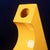 Yellow Italian Space Age Sculptural Yellow Glazed Ceramic Vase, 1970s For Sale - Image 8 of 18