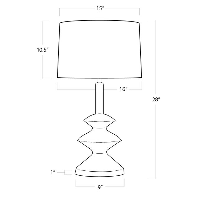 Metal Regina Andrew Hope Table Lamp For Sale - Image 7 of 7