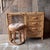 Vintage Bamboo Dressing Table with Drawers and Cushioned Stool, Set of 2 For Sale - Image 3 of 11