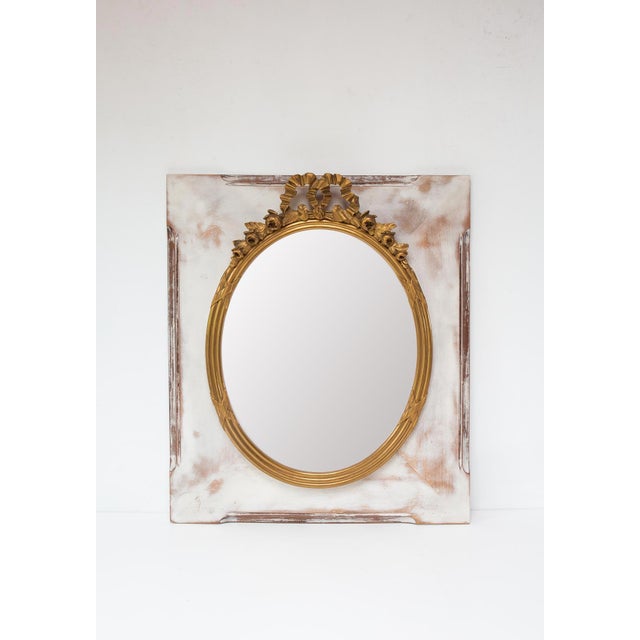 French Double Frame Gilt Wood Mirror, 1923 For Sale - Image 10 of 10