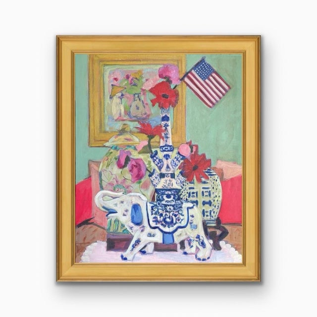 Impressionist “Trunk Full of Freedom” an Original 16”x 20” Painting by Michelle Heimann. For Sale - Image 3 of 3