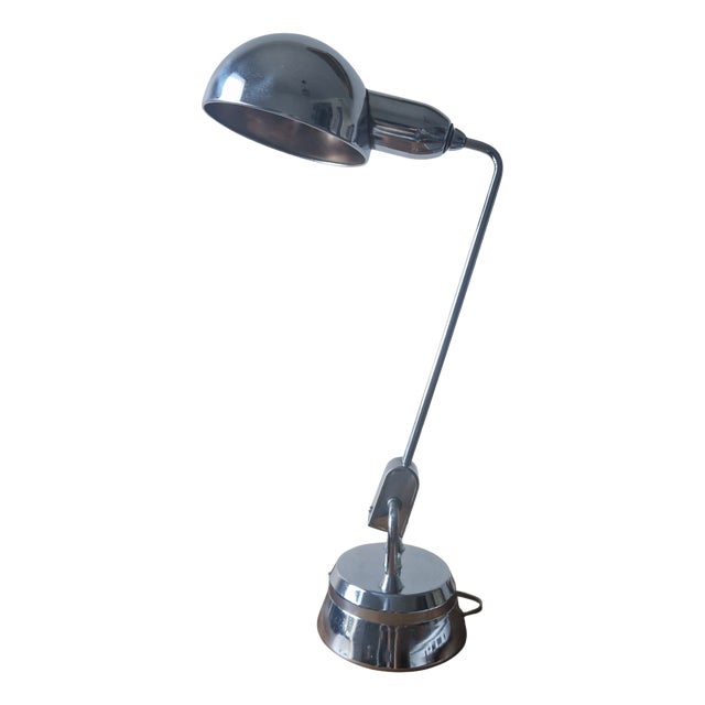Vintage Model 600 Table Lamp by Charlotte Perriand for Jumo, 1940 For Sale