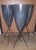 1950s Zenith Elephant Gray Fiberglass Bullet Planter With Iron Tripod Stand For Sale - Image 12 of 13