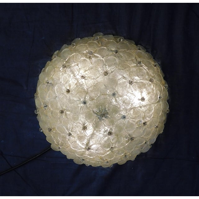 Gold 1960s Millefiori Flush Mount by Barovier E Toso For Sale - Image 8 of 10