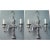 Edward F. Caldwell & Co. 1900s Silverplated Bronze, Double-Branch Wall Sconces With Finely Chased Low Relief Details Throughout. Maker Is e.f. Caldwell, New - a Pair For Sale - Image 4 of 7