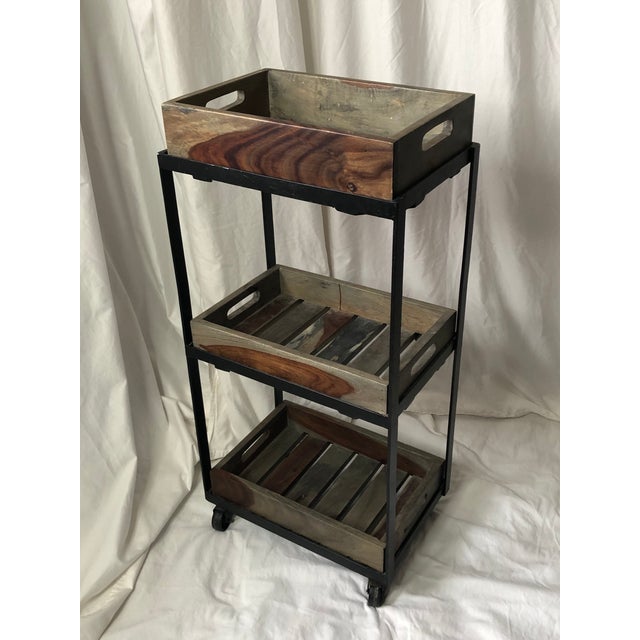 If you love industrial design with a high-end edge, this 3-tier rolling cart is an absolute tank. It works beautifully as...