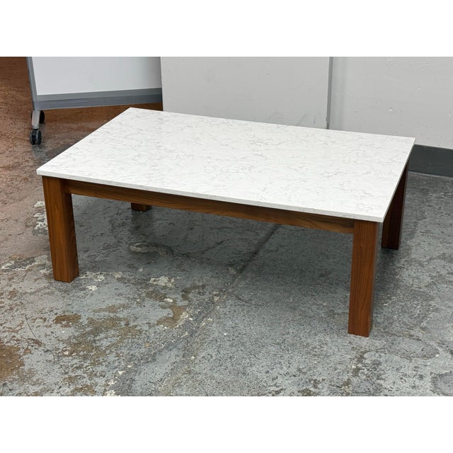 Contemporary Room & Board Linden Custom Coffee Table For Sale - Image 3 of 12