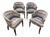 CTH Set of 4 Game Chairs With Casters. For Sale