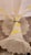 Transparent Mid 20th Century Coralene Art Glass Epergne With Flour Flutes For Sale - Image 8 of 9