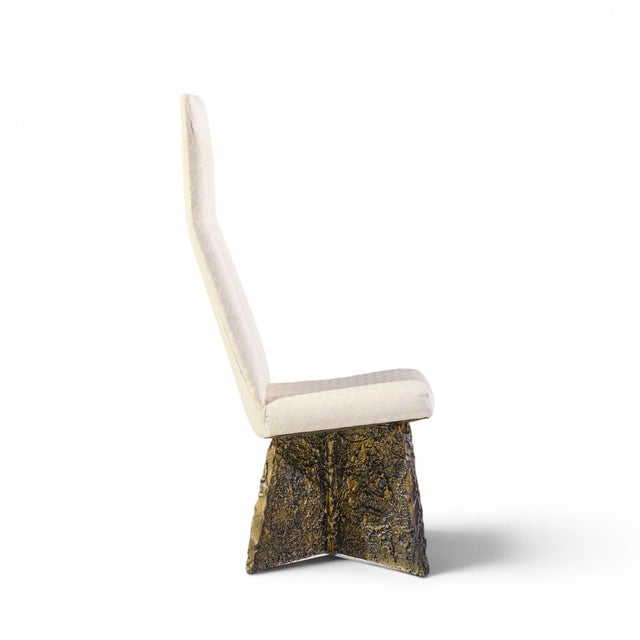 Textile Adrian Pearsall for Craft Associates Mid Century Brutalist Dining Chairs - Set of 6 For Sale - Image 7 of 17