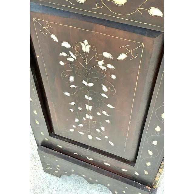 Vintage Mother of Pearl Inlay Chest of Drawers For Sale - Image 11 of 14
