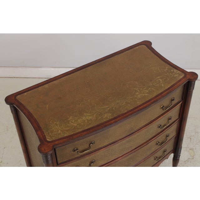 Copper John Richard European Crossroads Copper Embossed Chest For Sale - Image 8 of 15