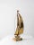 Brass Mid Century Brass Sailboat Sculpture For Sale - Image 8 of 13