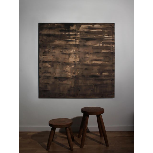 – artist: Karina Savonenko – country: Latvia – year: 2026 – motifs: horizontal striped lines – technique: dyed organic...