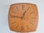 Vintage wuba wall clock teak brass ’60 mid century runs fine and strikes a gong beautifully every hour. made of teak wood...
