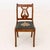 Traditional Lyre Back Walnut Children's Side Chair For Sale - Image 3 of 7