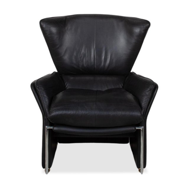 Unus Chair in Leather from FSM For Sale - Image 16 of 17