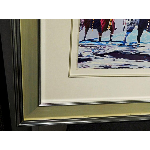 1990s Arl Biss Turn of the Century Indians With New Hats and Old Hats St II #55 For Sale - Image 5 of 10