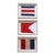 Framed Antique Signal Flags-Set of 3 For Sale